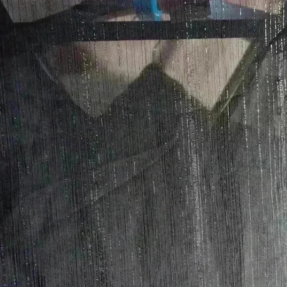 enchanted xl sheer black metallic top - Picture 5 of 6